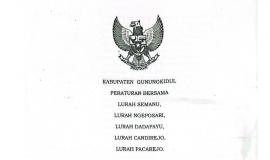 Keputusan Bersama 5 Lurah Se-Kapanewon Semanu